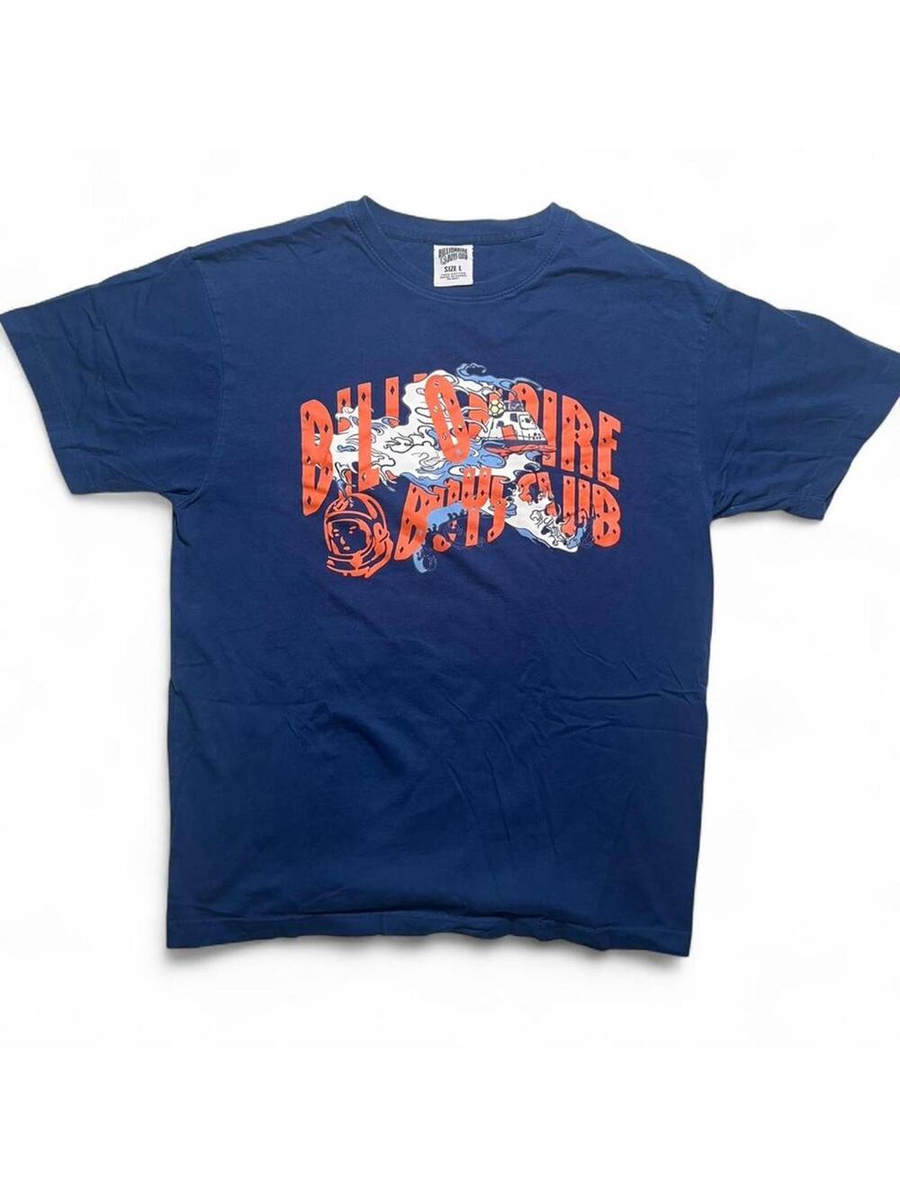 Billionaire Boys Club Recovery T-Shirt BBC Great Wave Ocean Logo Men's Large